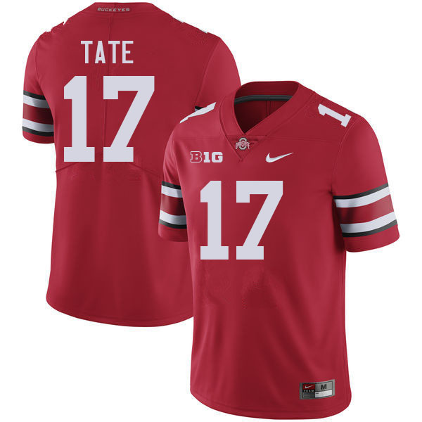 Carnell Tate Ohio State Buckeyes Jersey College Football Uniforms-Red